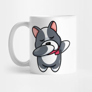 Cute baby dog dabbing cartoon Mug